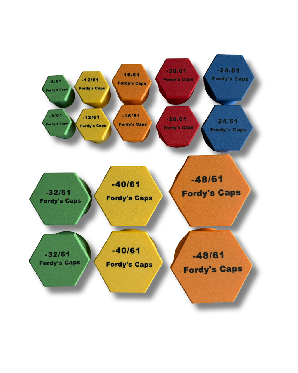Code 61 Hydraulic Cap Kit - 16 Piece